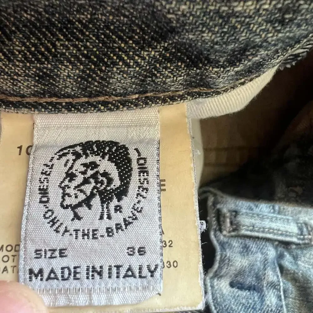 Vintage Y2k Diesel KULTER Straight Leg Denim Jeans 36 Made in Italy